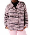 Tiger Box Stitch Overlapping Front Cardigan