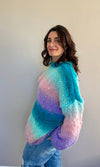 Rainbow Oversized Mohair Sweater pattern