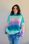 Rainbow Oversized Mohair Sweater pattern