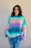 Rainbow Oversized Mohair Sweater pattern