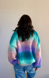 Rainbow Oversized Mohair Sweater pattern