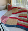 Cashmere Striped Blanket Pattern