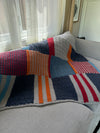 ABSTRACT CASHMERE THROW PATTERN