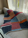 Abstract Cashmere Throw Pattern