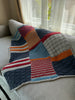 ABSTRACT CASHMERE THROW PATTERN